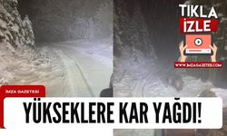 Havalar soğudu, yükseklere kar yağdı!