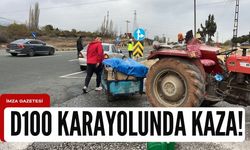 İstanbul plakalı araç ile traktör çarpıştı!