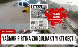 Yağmur Fırtına Zonguldak’ı Yıktı Geçti!