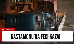 Kastamonu'da feci kaza! Otomobil kontrolden çıkıp takla attı yaralılar var...