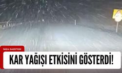 Kastamonu'da kar yağışı etkisini gösterdi