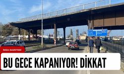 O yol trafiğe kapanıyor! Sürücüler dikkat