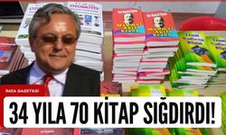 Kitapları dünya çapında satılan yazar ve öğretmen Ali Özdemir'den 28 yılda 70 kitap!