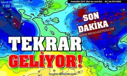 Meteoroloji gün vererek uyardı! Tekrar geliyor!