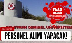 Süleyman Demirel Üniversitesi'ne personel alımı yapılacak!