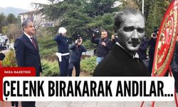 Gazi Mustafa Kemal Atatürk anıldı...