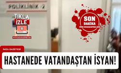 Zonguldak'ta hastanede vatandaştan büyük tepki!
