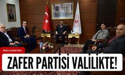 Zafer Partisi, Zonguldak Valisi Osman Hacıbektaşoğlu'nun yanında...