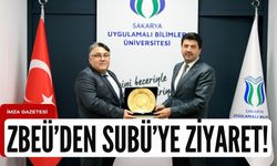 ZBEÜ Rektörü Özölçer'den SUBÜ Rektörü Sarıbıyık'a ziyaret...