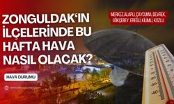Zonguldak'ın ilçelerinde bu hafta hava durumu nasıl olacak?(Alaplı, Çaycuma, Devrek, Gökçebey, Ereğli, Kilimli, Kozlu)