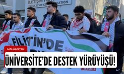 ÜNİAK’dan Filistin’e destek yürüyüşü!