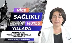 Türk Sağlıksen Zonguldak Şube Başkanı Arzu Kara yeni yıl mesajı...