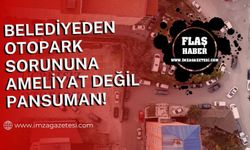 Zonguldak belediyesinden otopark sorununa ameliyat değil pansuman!