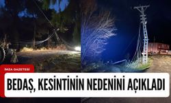 BEDAŞ, Zonguldak'ta elektrik kesintisinin nedenini açıkladı.