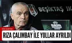 Beşiktaş'ta Rıza Çalımbay dönemi sona erdi.