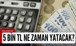 Çalışan emeklilere 5 bin TL ne zaman yatacak?