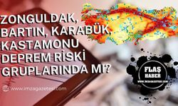 Zonguldak, Bartın, Karabük, Kastamonu deprem riski gruplarında mı?