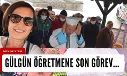 Gülgün öğretmene son görev...