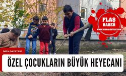 Özel çocukların etkinlikte büyük heyecanı...