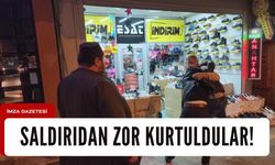 Saldırıdan zor kurtuldular!