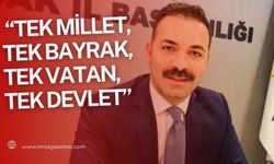 Çağlayan’dan “tek millet, tek bayrak, tek vatan, tek devlet”li yeni yıl mesajı…