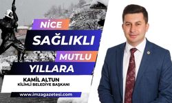 Kilimli Belediye Başkanı Kamil Altun yeni yıl mesajı...