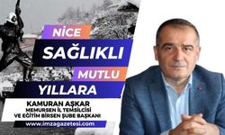 Memursen İl Temsilcisi Ve Eğitim Birsen  Şube Başkanı Kamuran Aşkar Yeni Yıl mesajı...