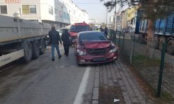 Karabük'te trafik kazası kamerada!