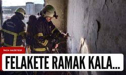 10 katlı apartmanda çıkan yangın paniğe sebep oldu