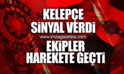 Kelepçe sinyal verdi, ekipler harekete geçti