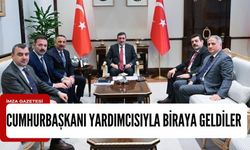 Zonguldak protokolü Cumhurbaşkanı Yardımcısını ziyaret etti