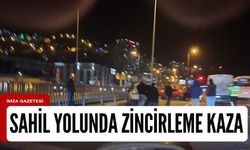 Kozlu ışıklarda zincirleme kaza!