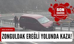 Zonguldak Ereğli yolunda kaza!