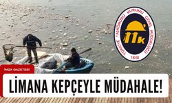 Zonguldak limanına kepçeyle müdahale!
