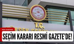 YSK'nın yerel seçim kararı Resmi Gazete'de yayımlandı!