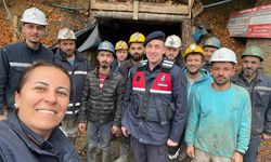 Zonguldak İl Jandarma Komutanlığı'ndan madencilere ziyaret...
