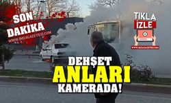 Zonguldak'ın ilçesinde otobüs durağında tüplü araç paniği... Felakete ramak kala müdahale!