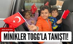 Zonguldaklı minik öğrenciler yerli malı haftasında Togg ile tanıştı!
