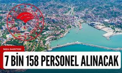 Zonguldak'ta 7 bin 158 personel alınacak!