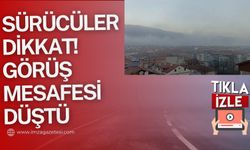Zonguldak'ta yoğun sis trafiği etkiledi! Görüş mesafesi düştü