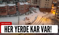 Zonguldak beyaza büründü! Her yerde kar var...