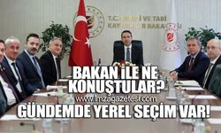 AK Parti Zonguldak heyeti Bakanlıkta? Gündemde yerel seçim var!