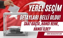 Yerel Seçimlere İlişkin Detaylar Belli Oldu!    