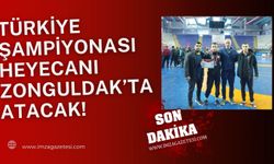 Güreşçiler, Türkiye şampiyonası için Zonguldak'ta yarışacak...