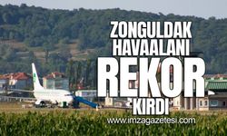 Zonguldak Havaalanı rekor kırdı!