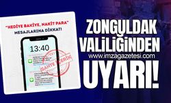 Zonguldak Valiliğinden uyarı! Sakın inanmayın...