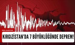 Kırgızistan'da 7 büyüklüğünde deprem! Halk sokaklara döküldü