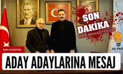 Zonguldak'ta Ak Parti aday adaylarına mesaj...