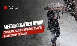 Meteoroloji'den Zonguldak, Bartın, Karabük ve Düzce için kuvvetli kar yağışı uyarısı!