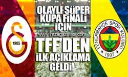 Olaylı Süper Kupa finali için TFF'den ilk açıklama geldi